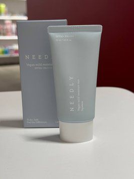 Зволожуючий сонцезахисний крем з рослинним скваланом Needly Vegan Mild Moisture Sun SPF 50+/ PA++++50ml 8809455422052 фото
