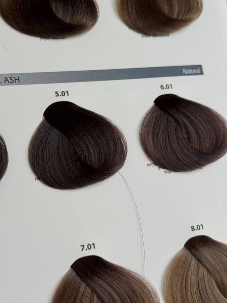 5.01 Фарба для волосся Kaaral BACO color collection - натуральний світло-каштановий попелястий, 100 мл 8032779758785 фото