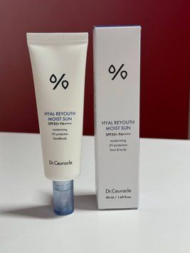 Зволожуючий сонцезахисний крем Dr.Ceuracle Hyal Reyouth Moist Sun SPF 50+ / PA++++ 50 мл 8806133615317 фото