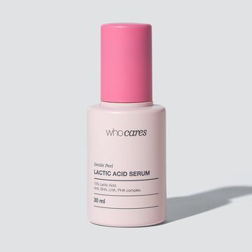 Незмивна сироватка-пілінг із молочною кислотою whocares Gentle Peel Lactic Acid Serum 30 ml 248412 фото