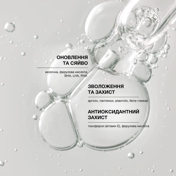 Незмивна сироватка-пілінг із молочною кислотою whocares Gentle Peel Lactic Acid Serum 30 ml 248412 фото