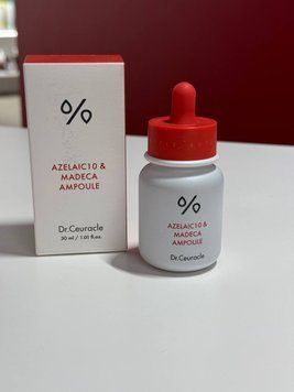 Сироватка з азелаїновою кислотою 10% та мадекасосид Dr.Ceuracle Azelaic 10 & Madeca Ampoule, 30 мл 8806133616741 фото