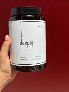 Відновлююча маска для волосся deeply restoring hair mask 1000ml 4821302198842 фото