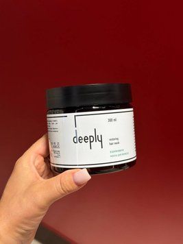 Відновлююча маска для волосся deeply restoring hair mask 300ml 4821302198829 фото