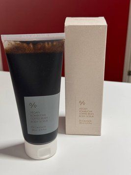 Веганський скраб для тіла Dr. Ceuracle Vegan Kombucha Coffee Bean Body Scrub 200мл 8806133615348 фото