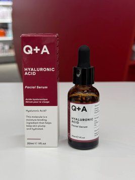 Сироватка для обличчя "гіалуронова кислота" Q + A Hyaluronic Acid Facial Serum 30 мл 0742271477159 фото