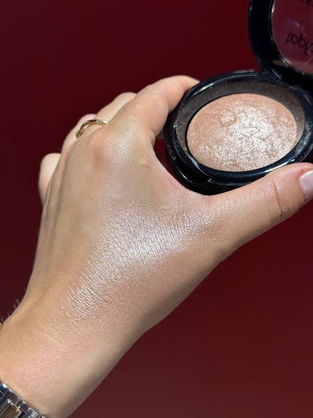 Topface Baked Choice Rich Touch Highlighter Nude Shimmer Хайлайтер запечений 104 8681217246041 фото