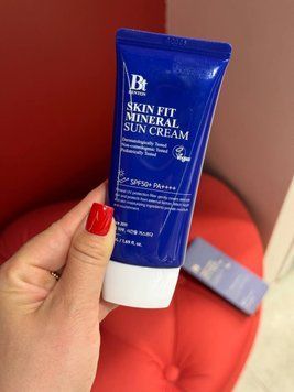 Сонцезахисний крем на мінеральній основі Benton Skin Fit Spf50+/PA++++  88095666991560 фото
