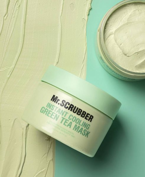 Охолоджувальна маска для обличчя Instant Cooling Green Tea Mask з екстрактом зеленого чаю Mr.SCRUBBER 250ml 4823109702349 фото