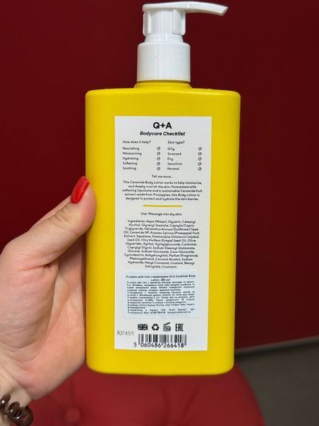 Лосьйон для тіла Q+A Ceramide Body Lotion з керамідами 250 мл 5060486266418 фото