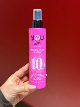 Мультиспрей миттєвої дії для волосся 10 в 1 You Look Professional Multiaction Spray 200 мл 456783900765 фото